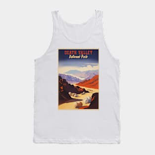 Death Valley National Park Vintage Travel  Poster Tank Top